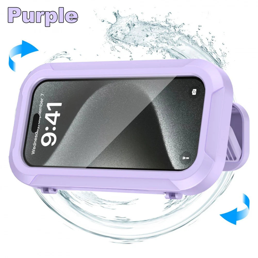 Waterproof Adjustable Shower Phone Holder