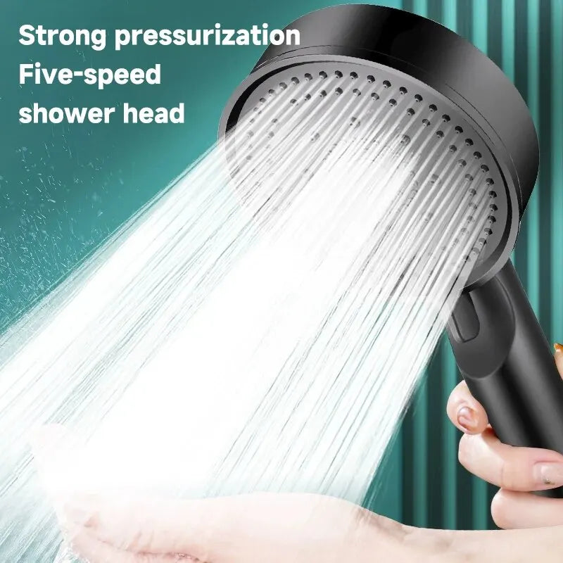 5-Mode High Pressure Shower Head