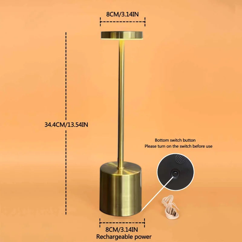 LED Metal Table Lamp