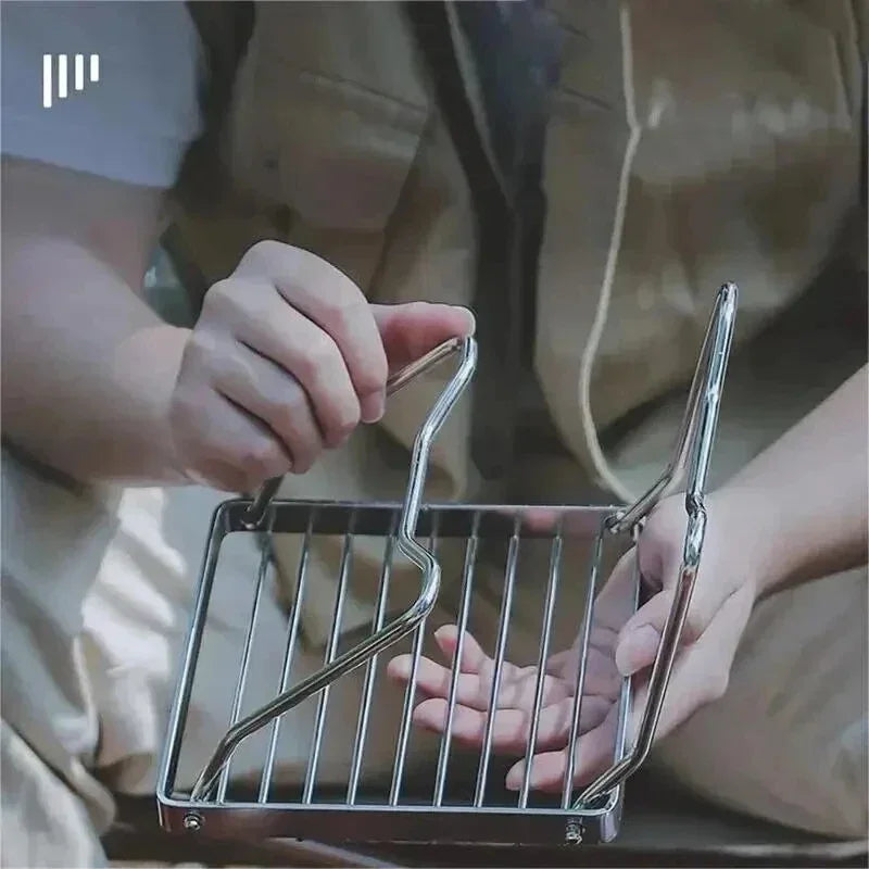 Portable Folding Stainless Steel Stove Holder