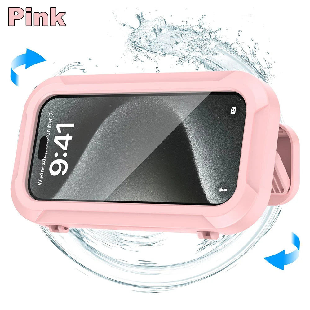 Waterproof Adjustable Shower Phone Holder