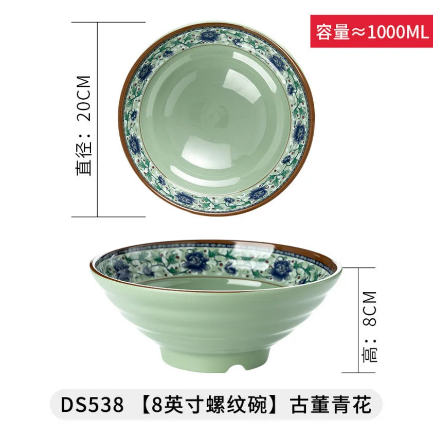 Japanese Style Melamine Noodle Soup Bowl