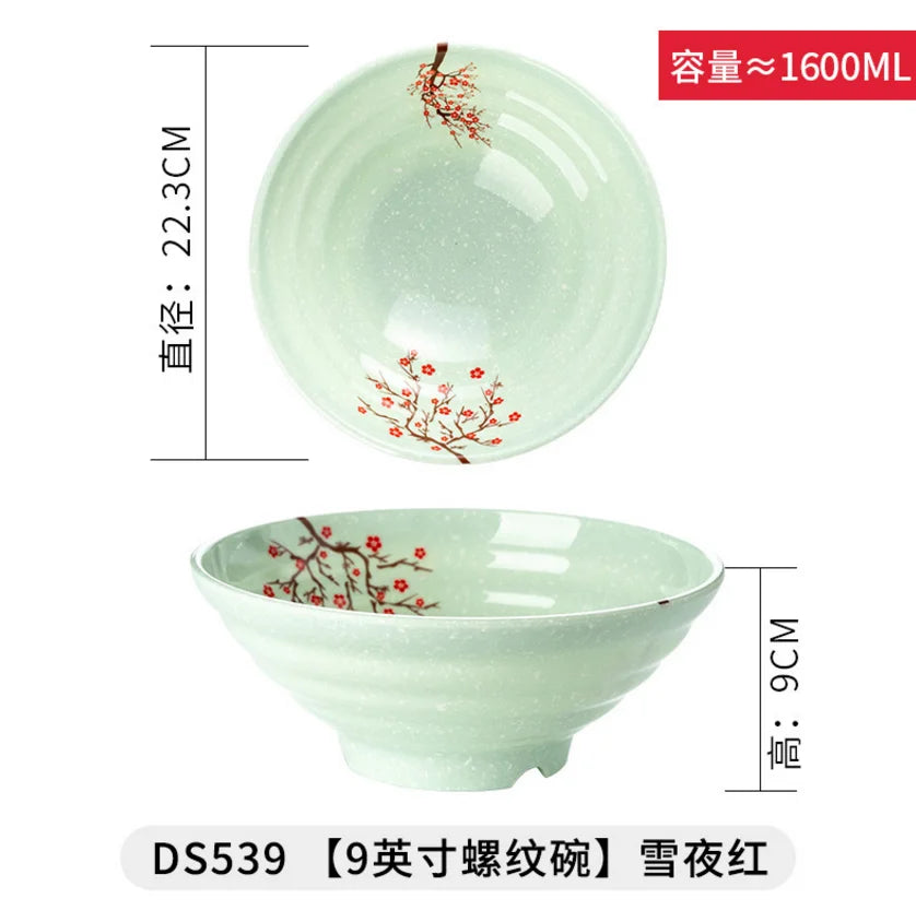 Japanese Style Melamine Noodle Soup Bowl