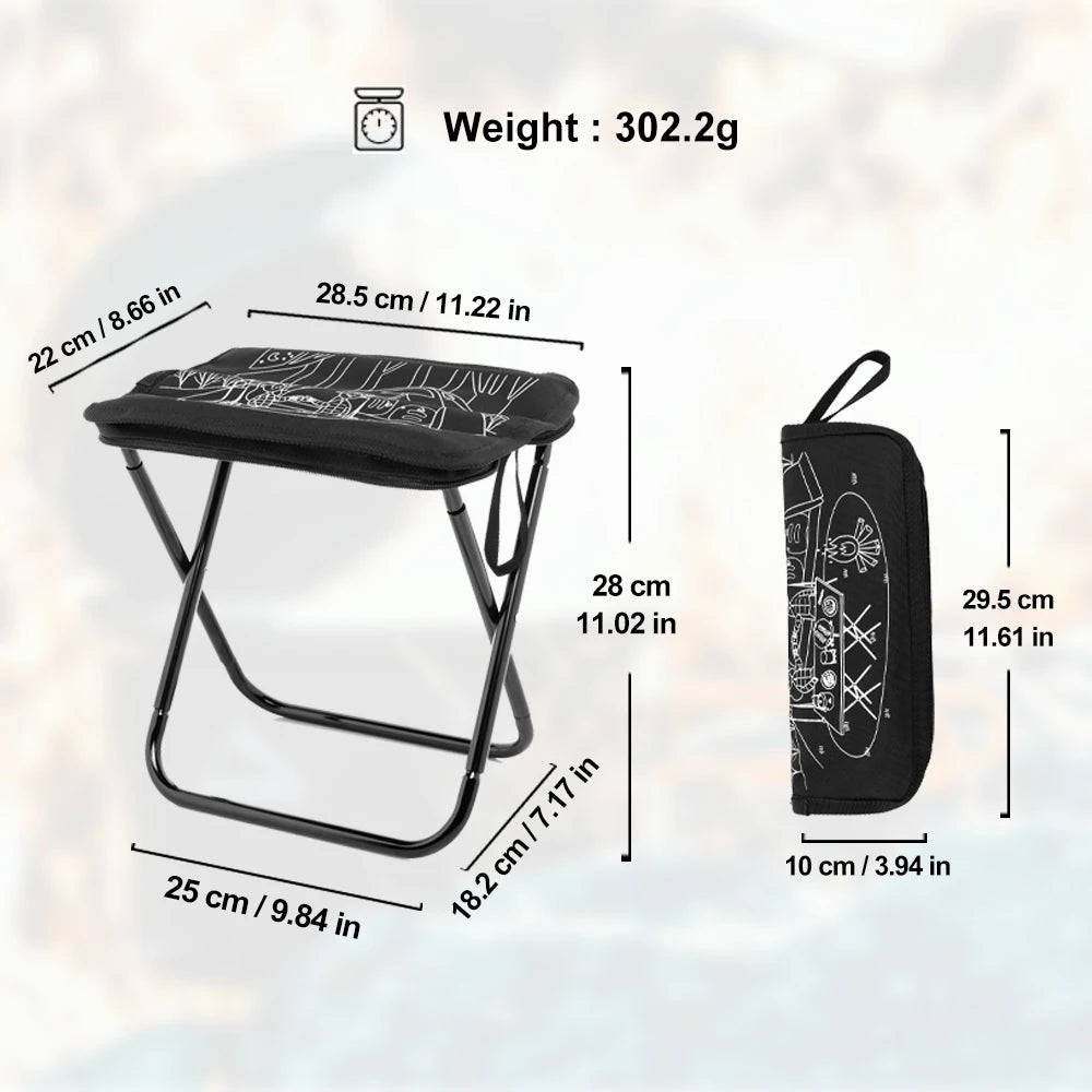 Foldable Camping Stool Lightweight Chair