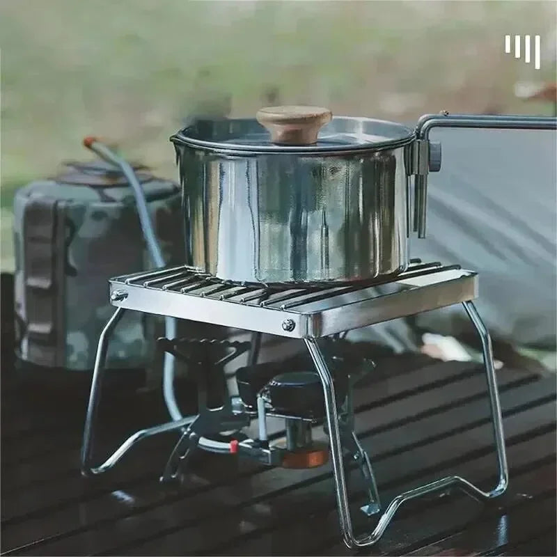 Portable Folding Stainless Steel Stove Holder