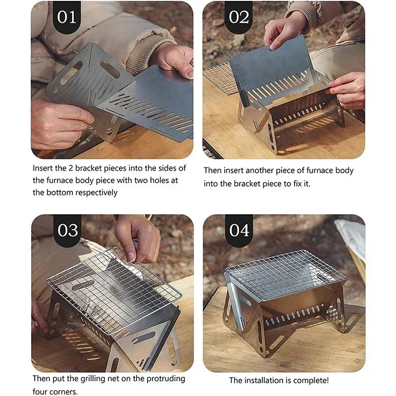 Portable Folding BBQ Grill