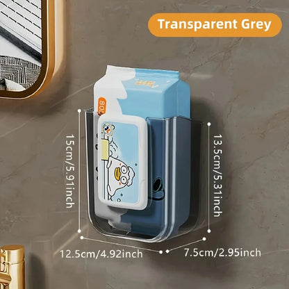 Non-Perforated Wall Mounted Wet Tissue Storage Box