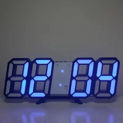 Modern 3D LED Alarm Clock