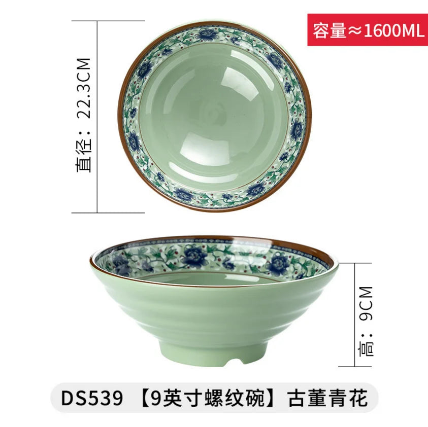 Japanese Style Melamine Noodle Soup Bowl