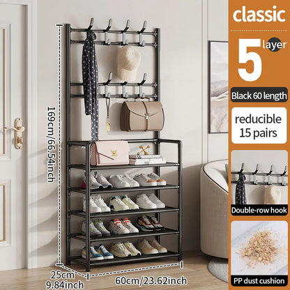 Multi-Layer DIY Shoe Rack Organizer