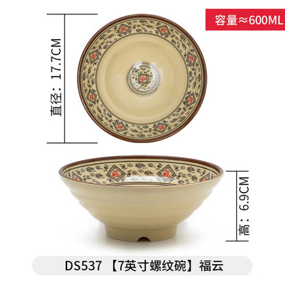 Japanese Style Melamine Noodle Soup Bowl