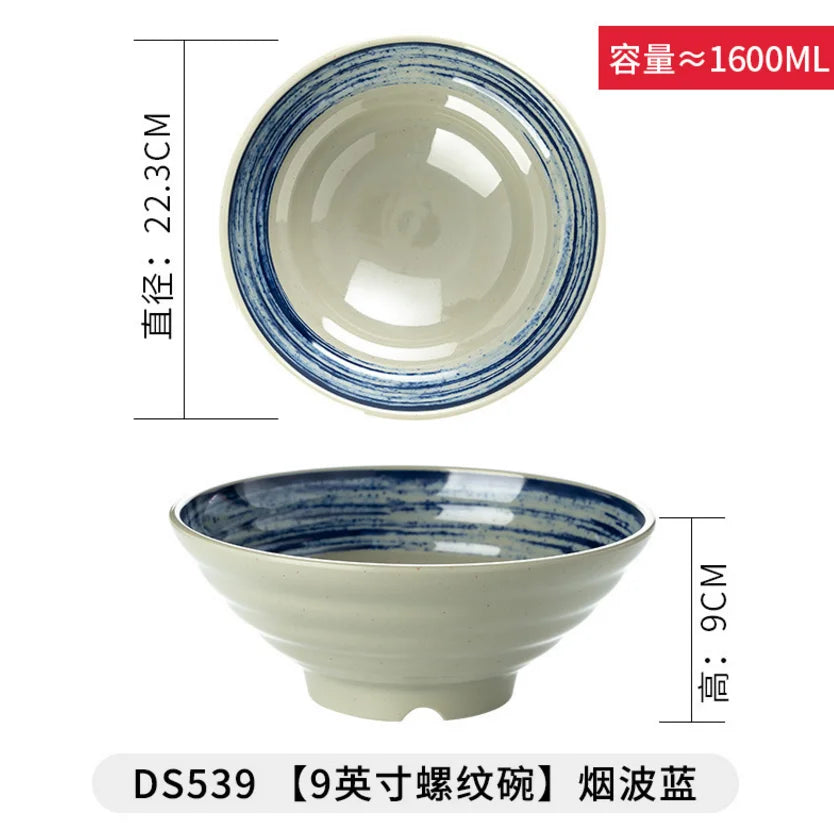 Japanese Style Melamine Noodle Soup Bowl
