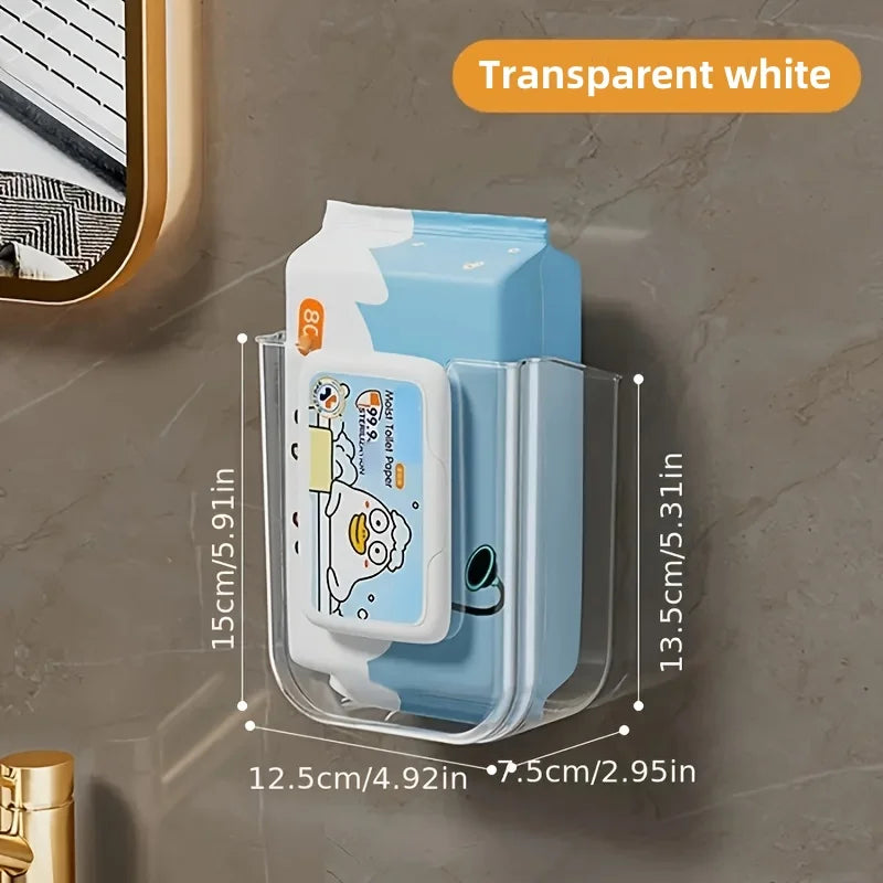 Non-Perforated Wall Mounted Wet Tissue Storage Box