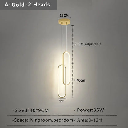 Modern Minimalist LED Pendant Light
