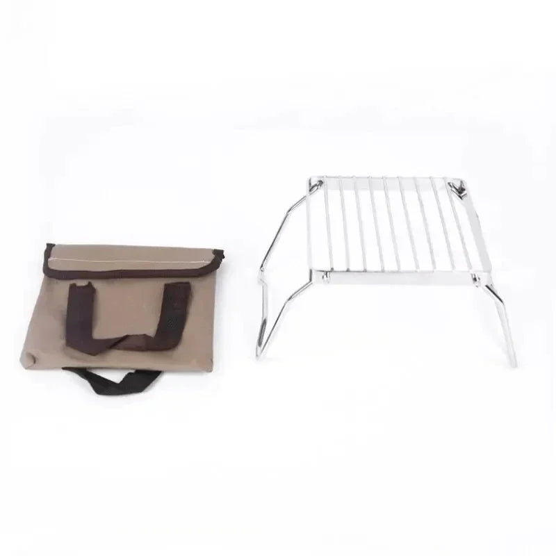 Portable Folding Stainless Steel Stove Holder