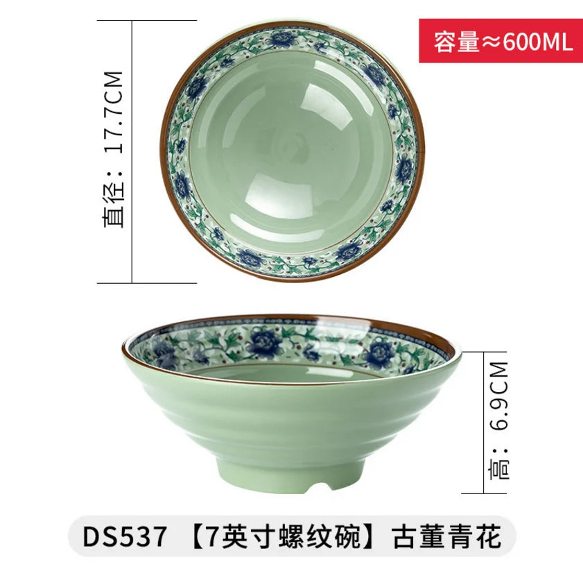 Japanese Style Melamine Noodle Soup Bowl
