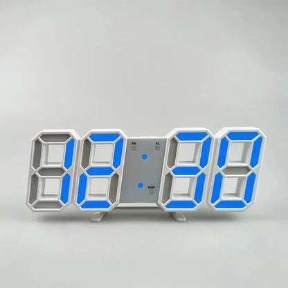 Modern 3D LED Alarm Clock