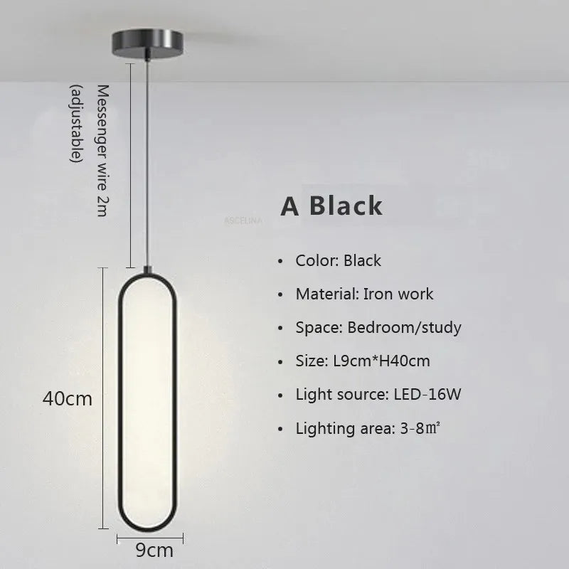 Modern Minimalist LED Pendant Light