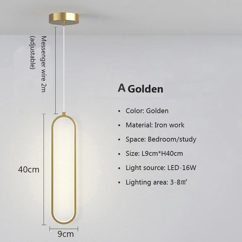 Modern Minimalist LED Pendant Light