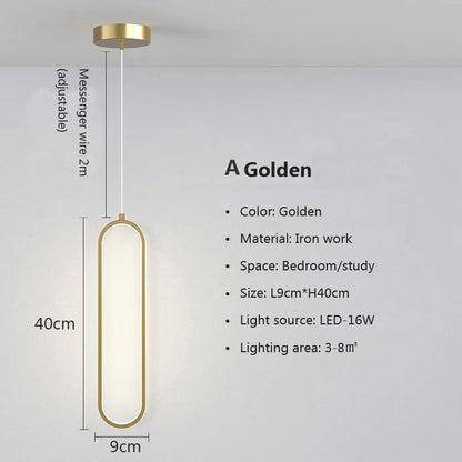 Modern Minimalist LED Pendant Light