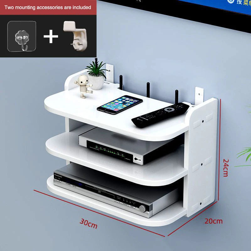 Wall Mount Wi-Fi Shelf
