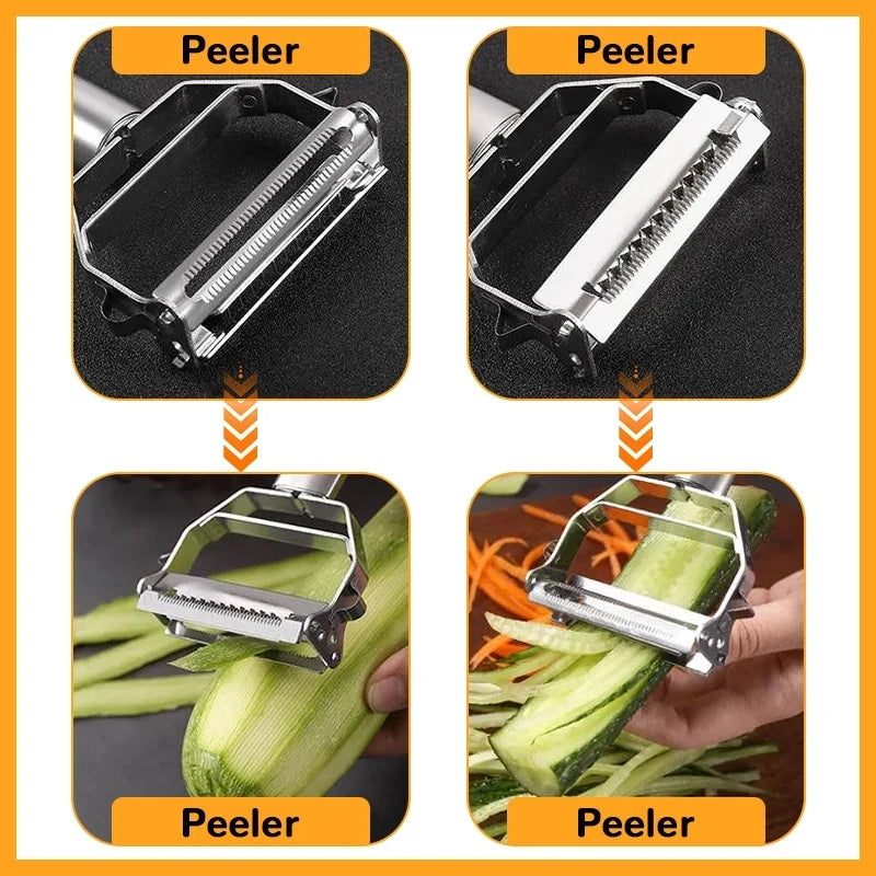 Double-Head Stainless Steel Vegetable Peeler