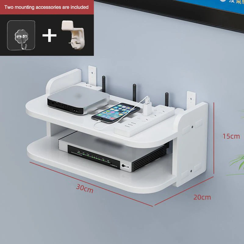 Wall Mount Wi-Fi Shelf