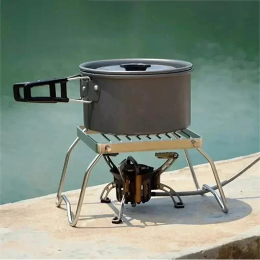 Portable Folding Stainless Steel Stove Holder