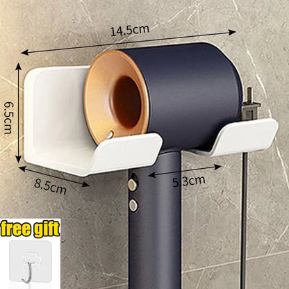 Wall Mounted Hair Dryer Holder Shelf