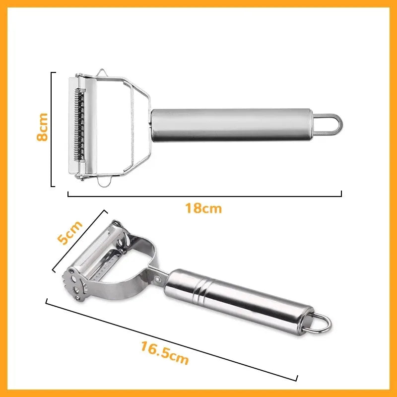Double-Head Stainless Steel Vegetable Peeler