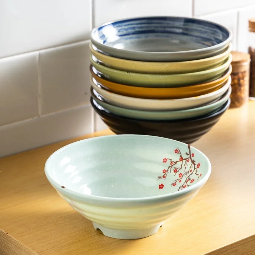 Japanese Style Melamine Noodle Soup Bowl