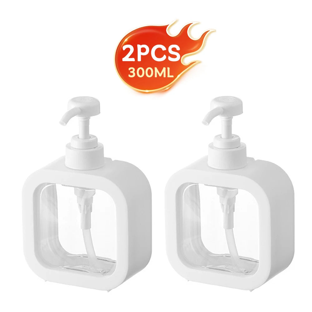 Large-Capacity Transparent Soap Dispenser Bottle