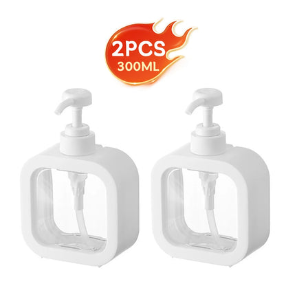Large-Capacity Transparent Soap Dispenser Bottle