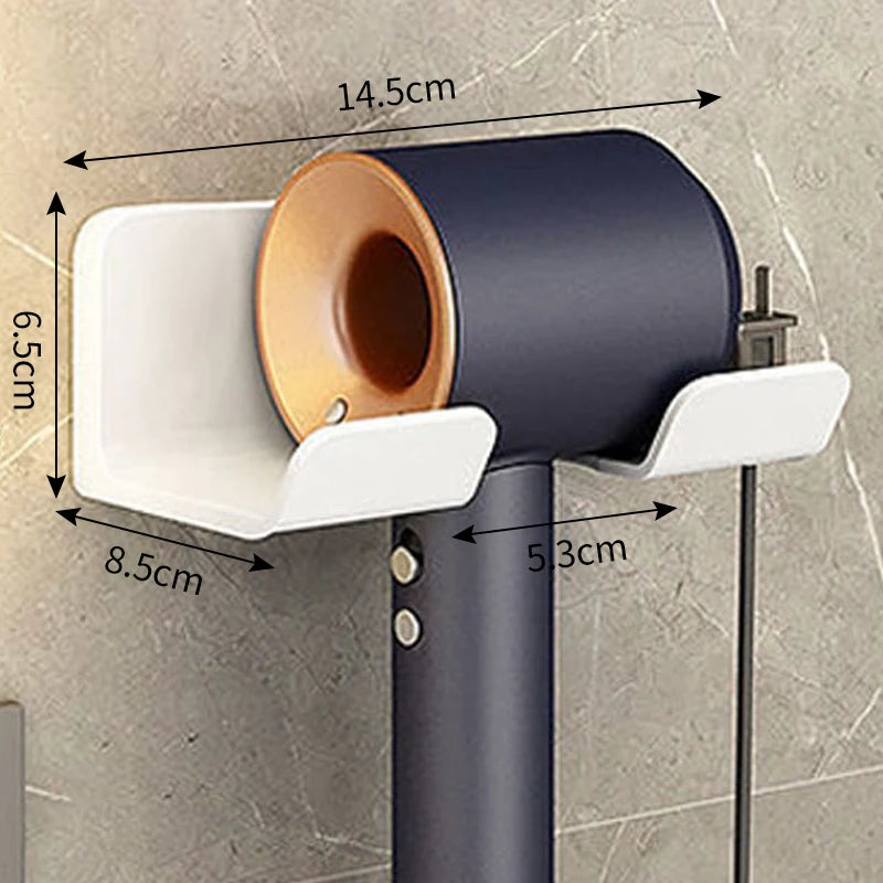 Wall Mounted Hair Dryer Holder Shelf