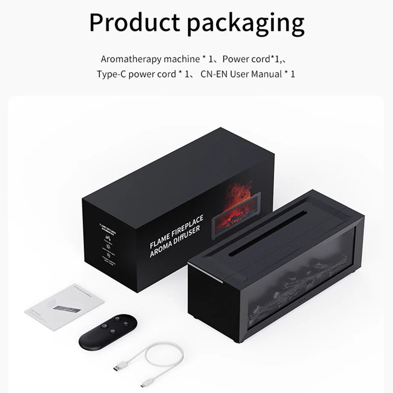 Creative Fireplace Aroma Humidifier