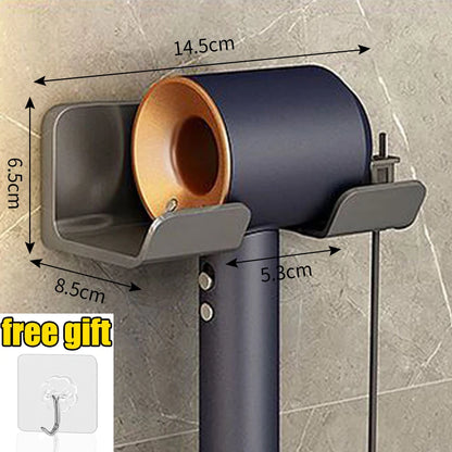 Wall Mounted Hair Dryer Holder Shelf