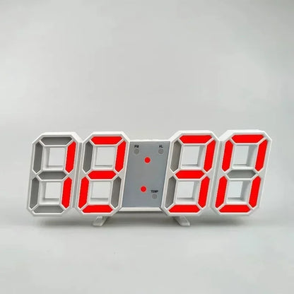 Modern 3D LED Alarm Clock