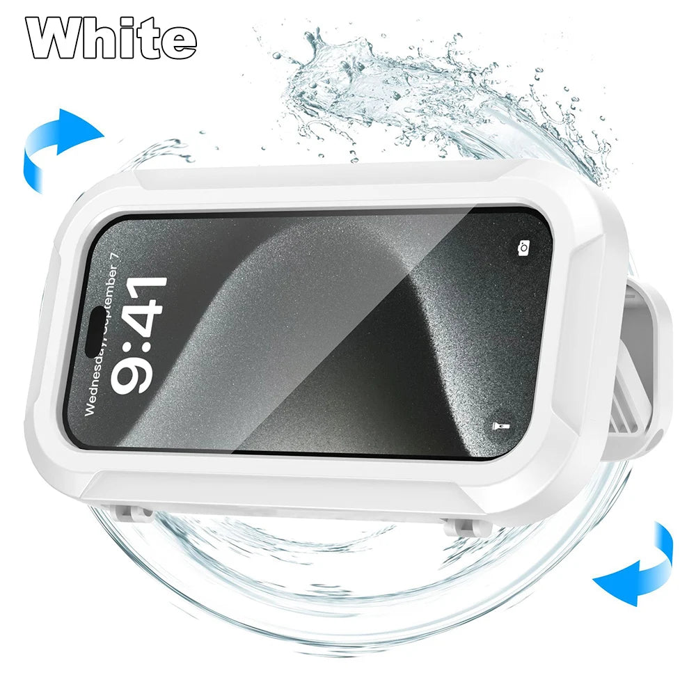 Waterproof Adjustable Shower Phone Holder