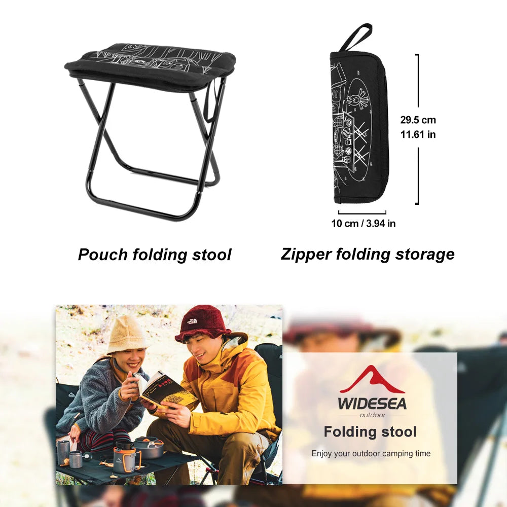 Foldable Camping Stool Lightweight Chair