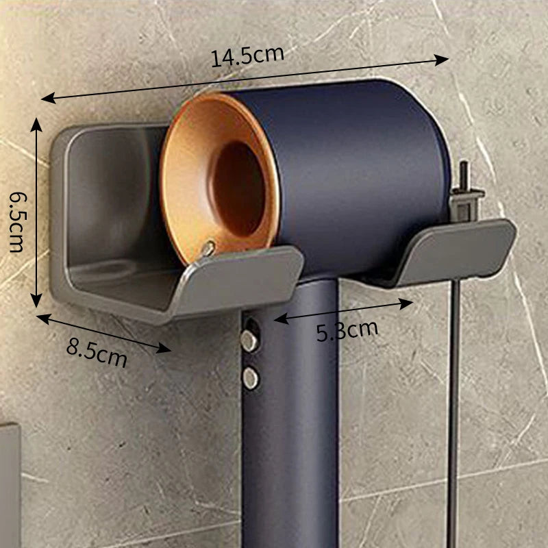 Wall Mounted Hair Dryer Holder Shelf
