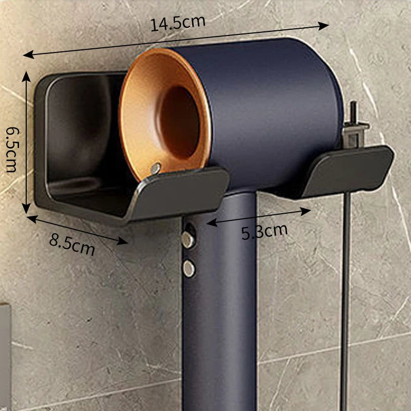 Wall Mounted Hair Dryer Holder Shelf