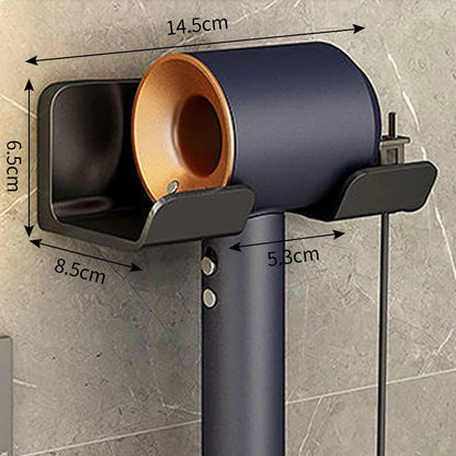 Wall Mounted Hair Dryer Holder Shelf