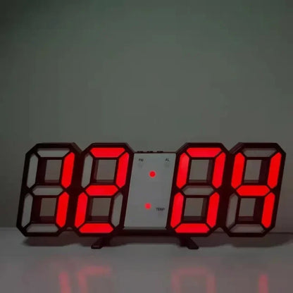 Modern 3D LED Alarm Clock