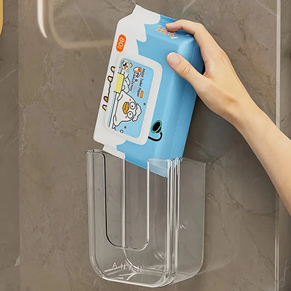 Non-Perforated Wall Mounted Wet Tissue Storage Box
