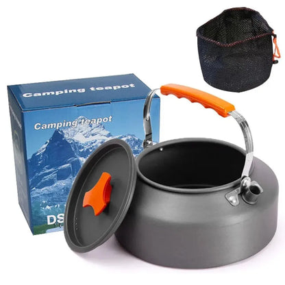 1.1L Aluminum Camping Kettle Lightweight Teapot